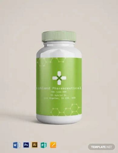 9+ Pill Bottle Label Templates - Word, Apple Pages, Google Docs