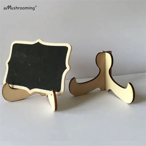 Sets Natural Mini Chalkboard With Stand Easel Scroll Fancy Wooden