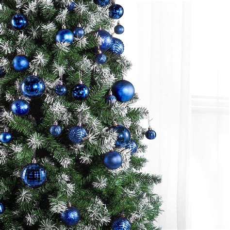 Blue Green And Silver Christmas Tree