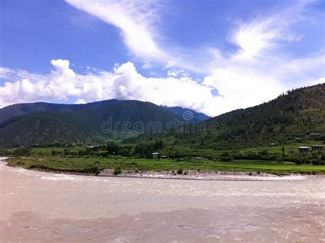 Landscapes in Bhutan stock photo. Image of background - 51130988