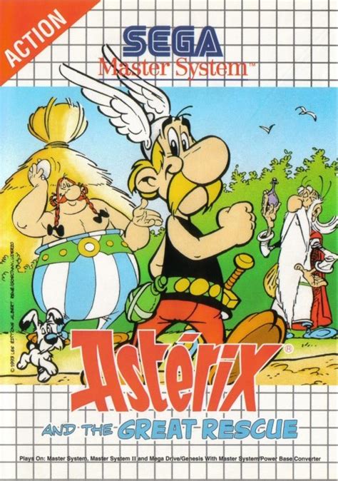 Asterix And The Great Rescue Sega Master System Game Used