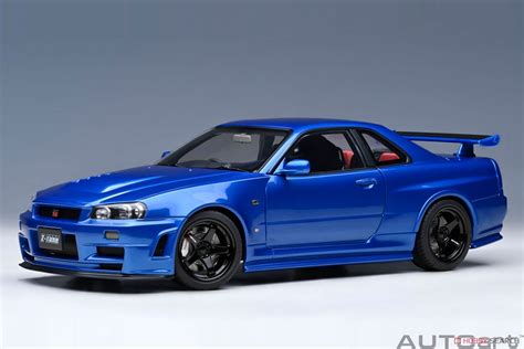 ニスモ R34 Gt R Z Tune ベイサイドブルー ミニカー 商品画像1