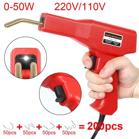 W Hot Staplers Machine Welding Wire Stapler Welding Tool Car Bumpers Repair Kit Pvc Welder G