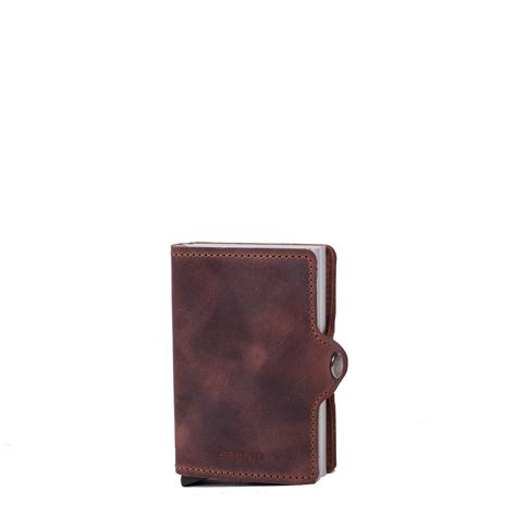 Porte Carte Aluminium Et Cuir Twinwallet Cartes Bemon