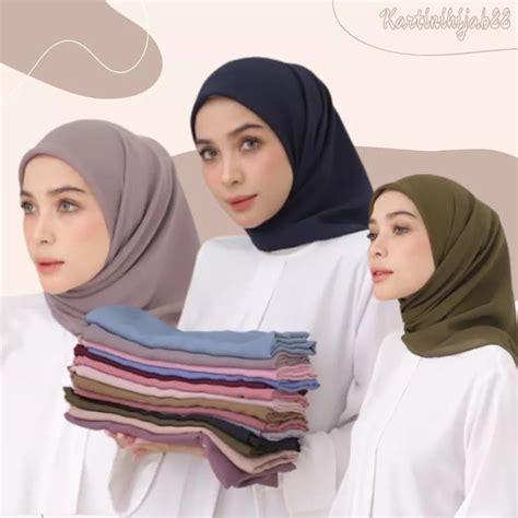 Jual Jilbab Bella Square Termurah Bisa Cod Jilbab Segiempat Hijab