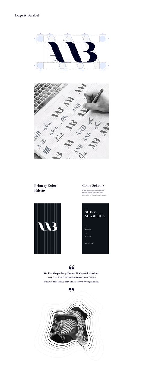 anb logo brand identity  behance