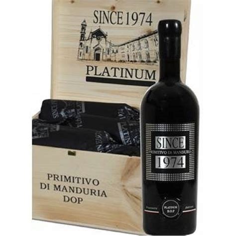 SINCE 1974 PRIMITIVO DI MANDURIA PLATINUM Limited Edition 0 75l