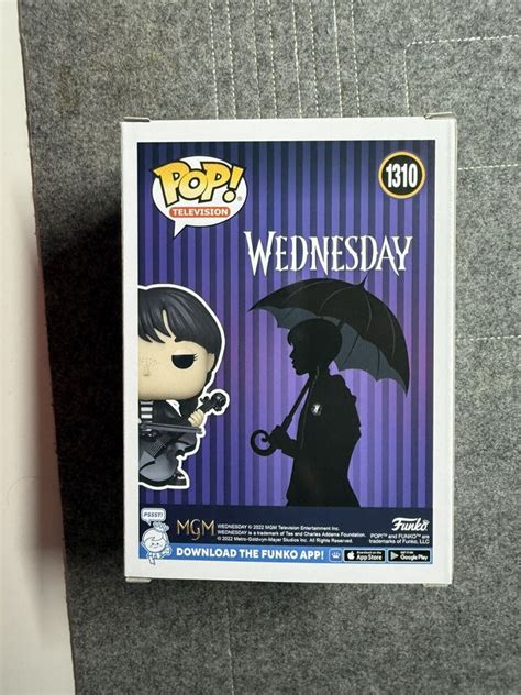 Funko Pop Wednesday Addams With Cello Ebay