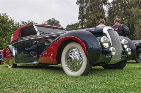 1939 Delage D8 120 Chapron Grand Luxe Teardrop Cabriolet A Photo On