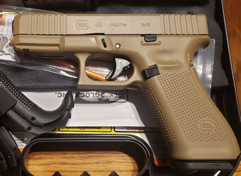 GLOCK 45 G5 FDE PA455S203FDE UPC 688099401054 IN STOCK 649