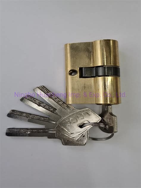 High Quality Brass Euro Mortise Master Key Cylinder Lock Brass