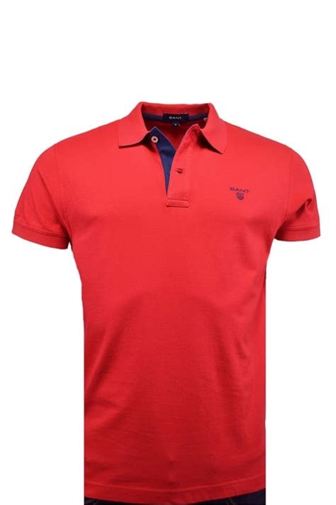 Gant Contrast Collar Polo Shirt Clothing From Michael Stewart Menswear Uk