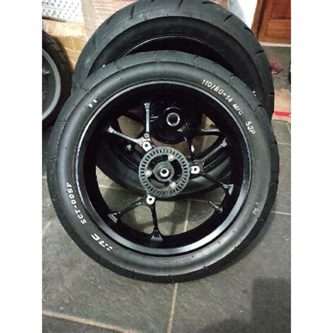 Jual Pelk Pelg Pelek Peleg Vleg Veleg Set Ban YAMAHA AEROX 155 FI NEW