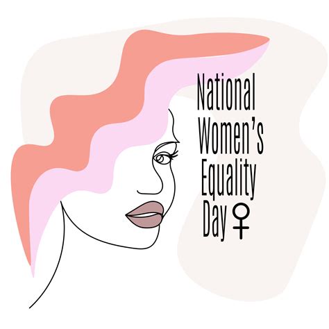 National Womens Equality Day Stylized Portrait Of A Woman For A