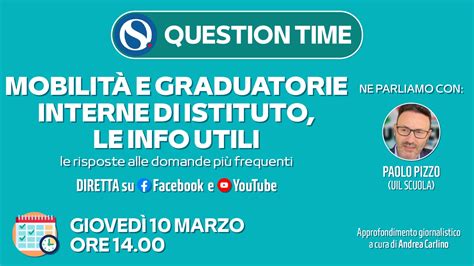 Mobilità e graduatorie interne d istituto le risposte alle domande più