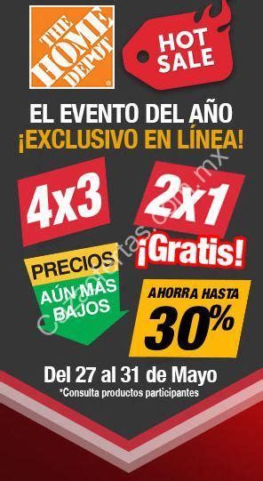 Promociones The Home Depot Hot Sale Hasta de descuento x x y más