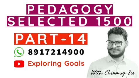 Pedagogy Selected Part B Ed Ct Otet Ctet Osstet All