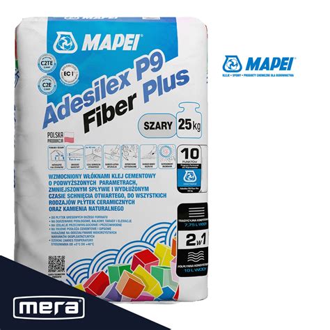 Mapei Adesilex P9 Fiber Plus zaprawa klejowa do płytek 25kg Kup teraz