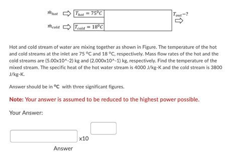 Solved mnot Thot C Tout Î Î mcold Tcola C Hot Chegg