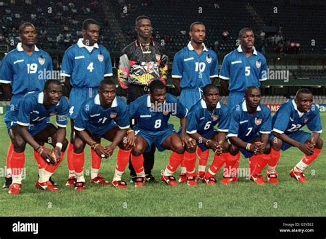 Soccer African Cup Of Nations Gabon V Liberia Liberia Team Group