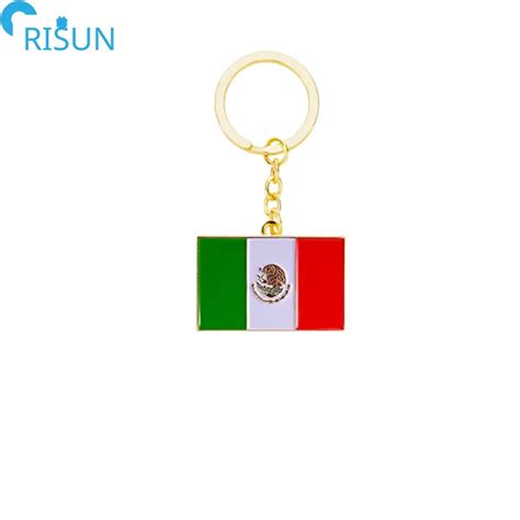 Customized Quality Mexican Flag Mexican Pan Conchas Bottle Opener Keychains Keyrings Pendant