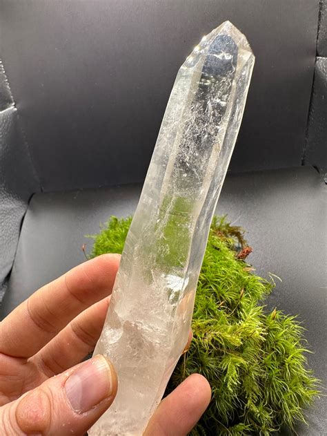 Large Water Clear Singing Lemurian Seed Diamantina Laser Etsy