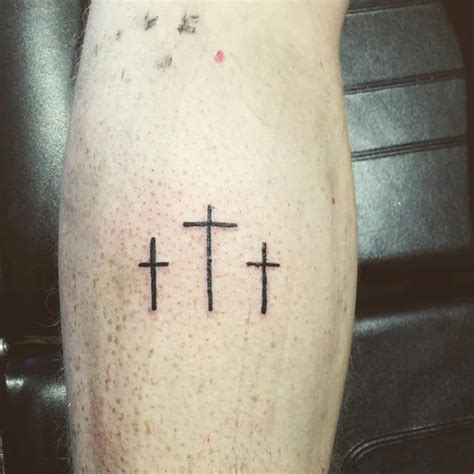 73 Amazing 3 Cross Tattoo Ideas To Reach Divinity