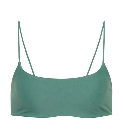 Jade Swim Muse Scoop Bikini Top Jade Swim