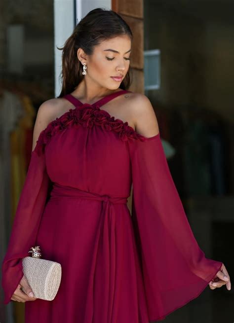 Vestido Simples Para Casamento Longos Para Convidadas E Madrinhas