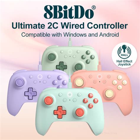 Bitdo Ultimate C Controlador Con Cable Para Pc Android Con Gatillos