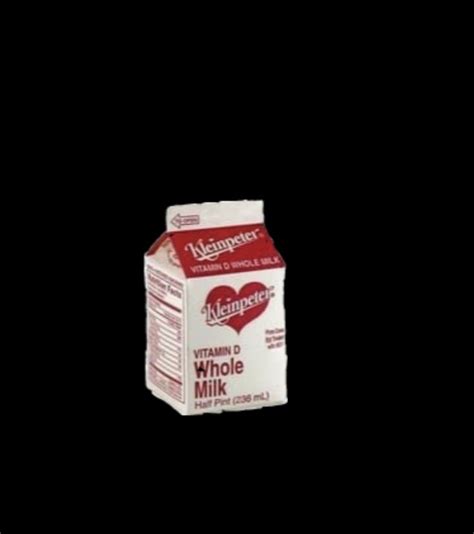 Red Milk Carton On Black Background