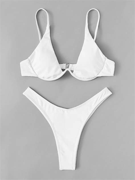 V Shaped Bikini Set In 2021 Bikinis Bikini Swimsuits Bikini Outfits