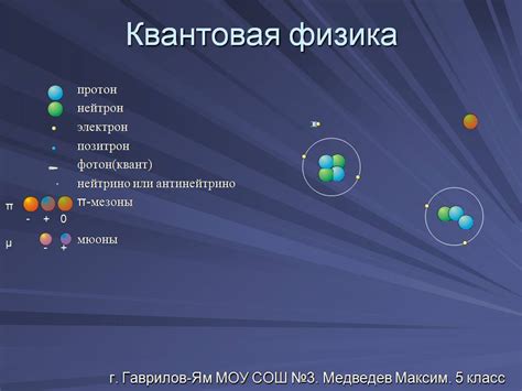 Квантовая физика - Презентации по физике
