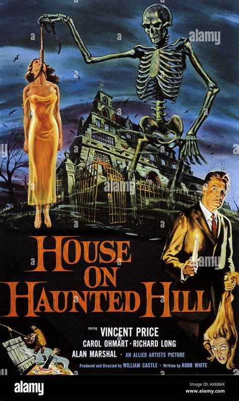 House On Haunted Hill Poster For 1958 Allied Artists Film With Vincent