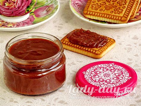 Шоколадная паста "Нутелла" в домашних условиях