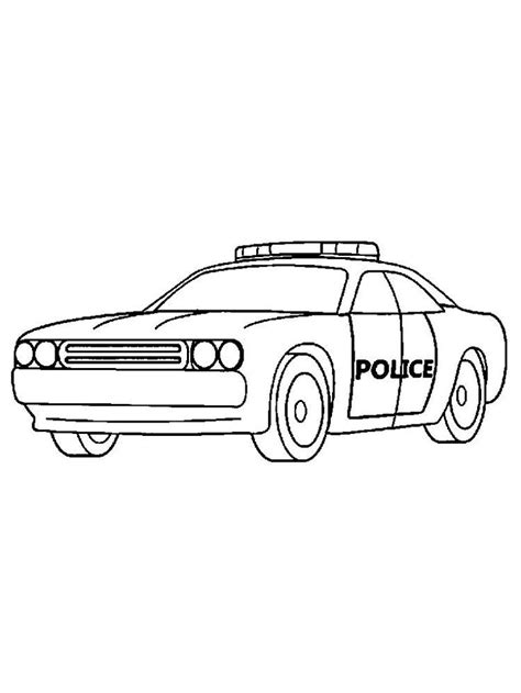 Small police car Coloring Page | Polizia, Disegni