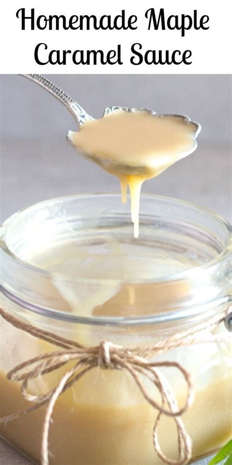 Maple Syrup Caramel Sauce Recipe