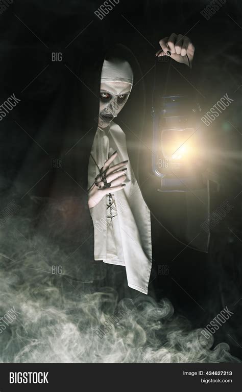 Scary Cursed Nun Image And Photo Free Trial Bigstock