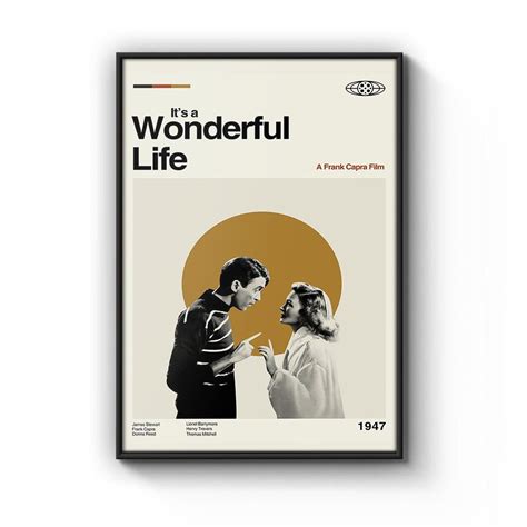 It's a Wonderful Life Poster Vintage Movie Room Decor - Etsy