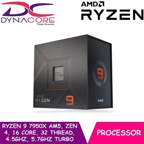 DYNACORE AMD Ryzen 9 7950X AM5 Zen 4 16 Core 32 Thread 4 5GHz 5