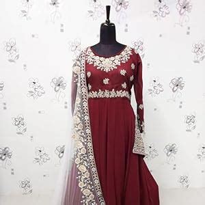 Divine International Trading Co Women S Faux Georgette Salwar Suit Bl