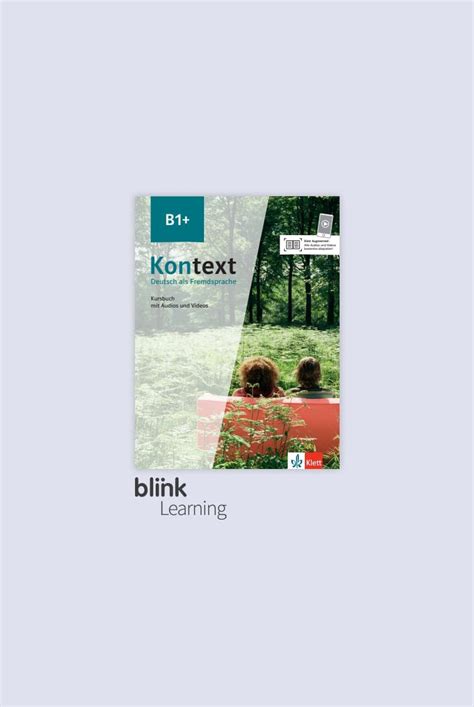 Kontext B Digitale Ausgabe Blinklearning Kursbuch Mit Audios