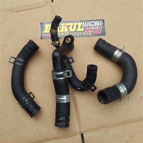 Jual SELANG SLANG KARET RADIATOR HOSE A B BYPASS JOINT WATER PEMBAGI