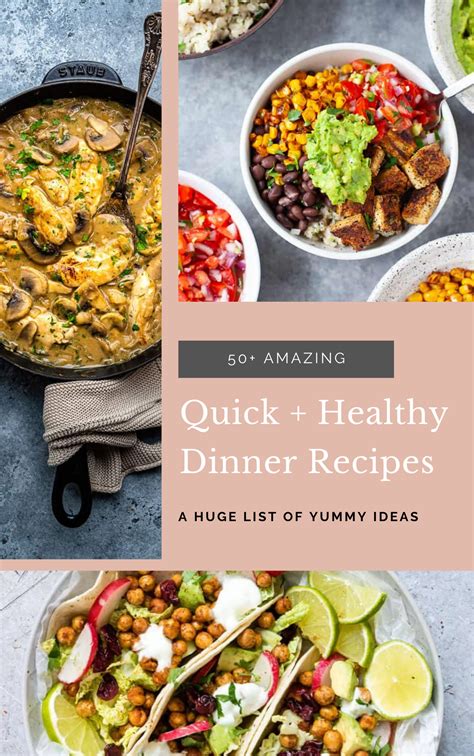 Best 15 Quick Easy Healthy Dinners Easy Recipes To Make At Home