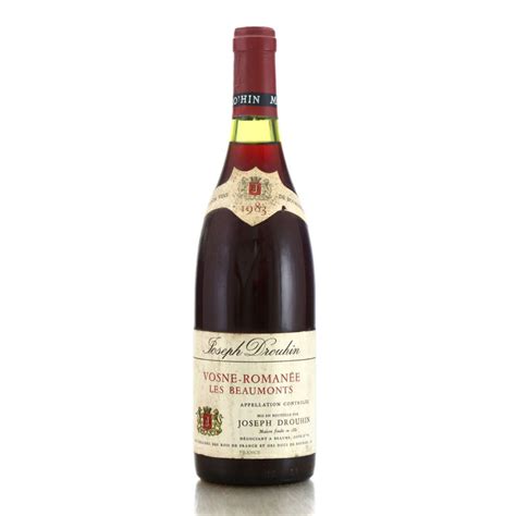 Joseph Drouhin Les Beaumonts 1983 Vosne Romanee 1er Cru Wine Auctioneer