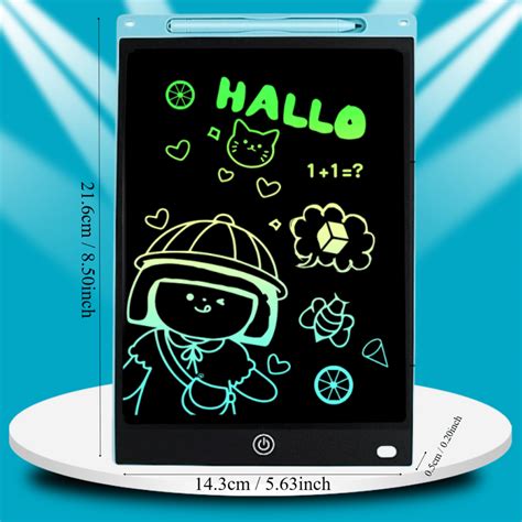 1 Pieza Tableta Para Escribir Y Dibujar Con Pantalla Lcd De 8 5