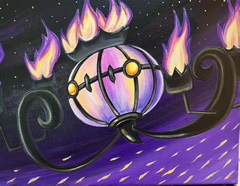 Chandelure Fan Art - Etsy