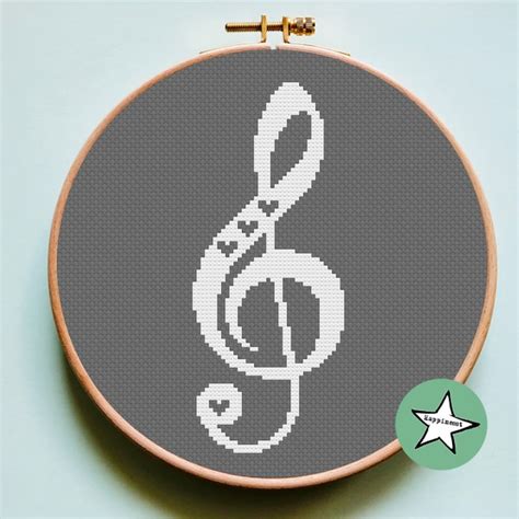 Music Cross Stitch Etsy