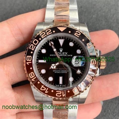 Replica Rolex Gmt Master Ii Chnr Wrap Kt Real Rose Gold L