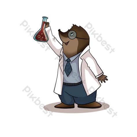 Cartoon Drawing Cute Chemical Mole Day Elements Png Images Psd Free